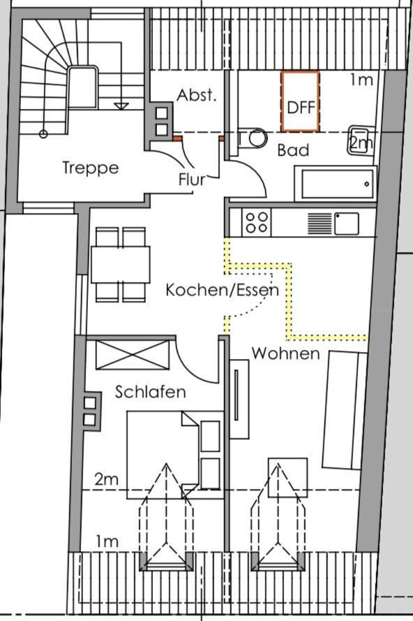 Apartamento Casa Bergstrasse 3 Bensheim Exterior foto